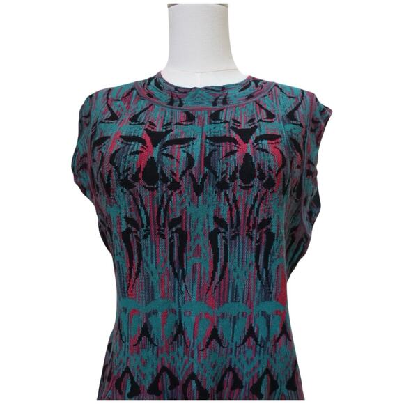 M Missoni Sleeveless Knit Multicolor Wool Blend Top Size 46 - Picture 6 of 16